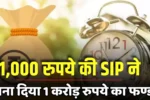 A SIP of Rs 1000 created a fund of Rs 1 crore